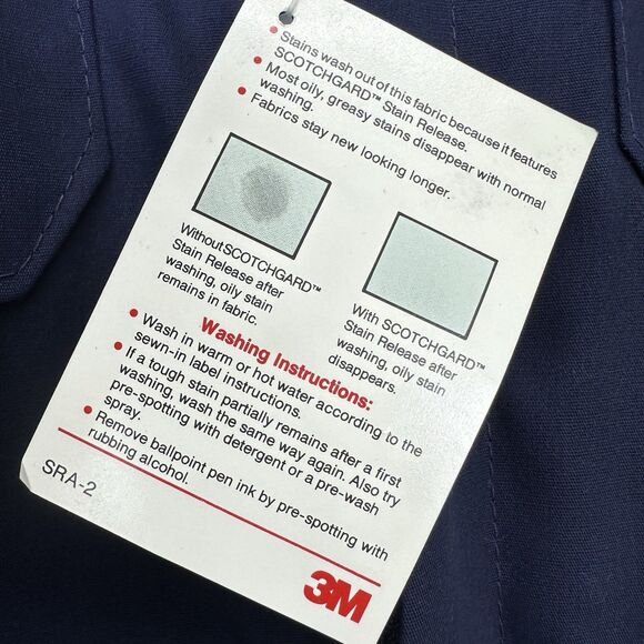 VTG BIG MAC PENNEYS BLUE COVERALLS MECHANIC / WORKWEAR UNIFORM 44Reg Dead Stock - Picture 9 of 16